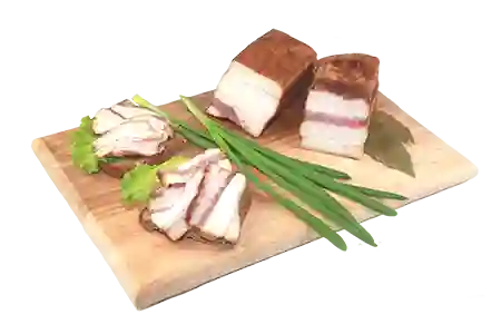 Продукт из свинины мясной копченый цельнокусковой  "Полендвица (упакованно под вакуумом)