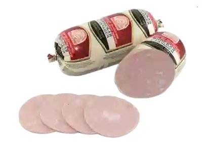 Вареное колбасное изделие. Колбаса мясная "Минская с сальцем" высшего сорта (800 г)