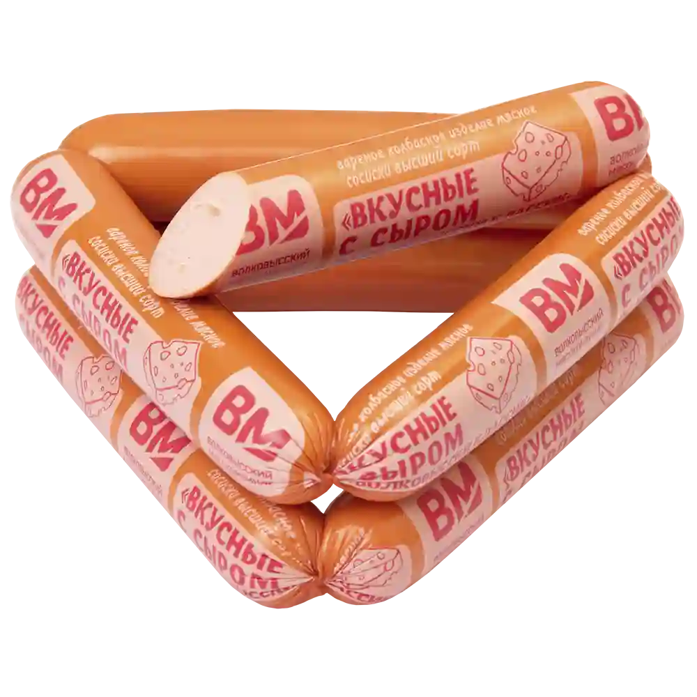 Сосиски Вкусные с сыром по-Волковысски классик