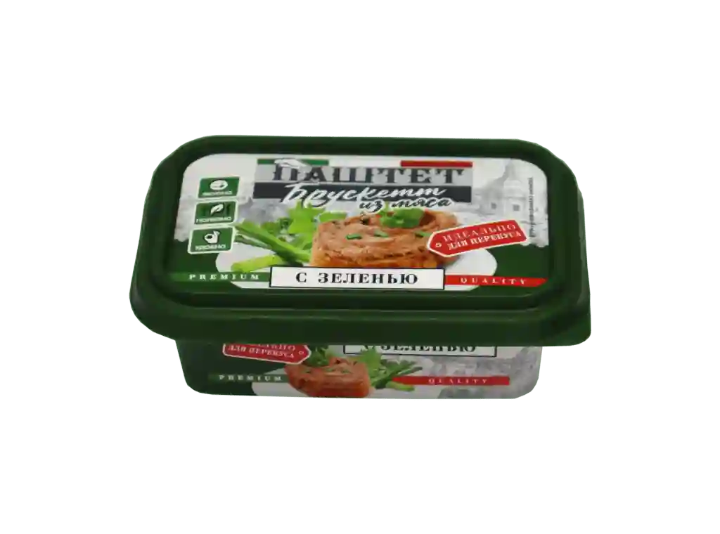 ПАШТЕТ БРУСКЕТТ "С ЗЕЛЕНЬЮ"